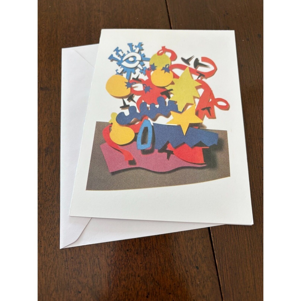 Merry Christmas Abstract Art Blessing Greeting Card By Habitat for Humanity